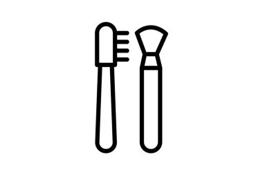 Kaş Fırçası, vektör, piksel mükemmel, illüstratör dosyası