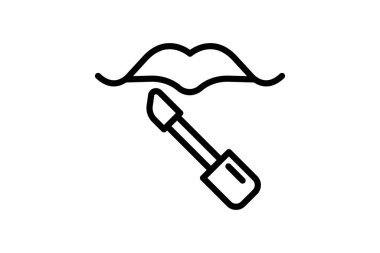 Dudak fırçası, vektör, piksel mükemmel, illüstratör dosyası