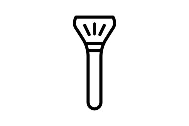 Makyaj Spatula, vektör, piksel mükemmel, illüstratör dosyası