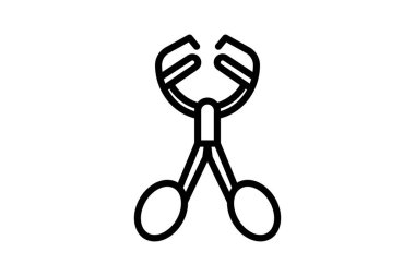 Kirpik Curler, vektör, piksel mükemmel, illüstratör dosyası