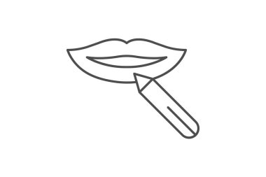Lip kalem, vektör, piksel mükemmel, illüstratör dosyası