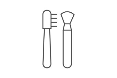 Kaş Fırçası, vektör, piksel mükemmel, illüstratör dosyası