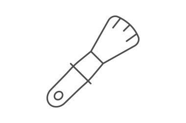 Makyaj fırçası, vektör, piksel mükemmel, illüstratör dosyası