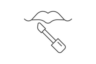 Dudak fırçası, vektör, piksel mükemmel, illüstratör dosyası