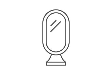 Makyaj aynası, vektör, piksel mükemmel, illüstratör dosyası