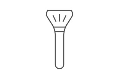 Makyaj Spatula, vektör, piksel mükemmel, illüstratör dosyası