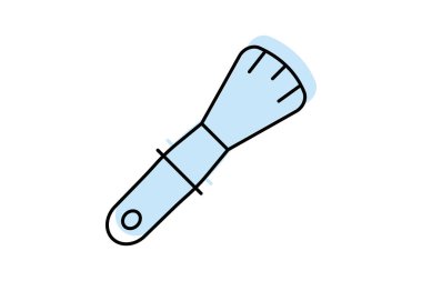 Makyaj fırçası, vektör, piksel mükemmel, illüstratör dosyası