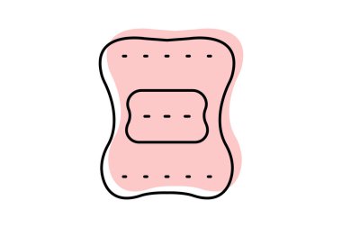 Pamuk pedi, vektör, piksel mükemmel, illüstratör dosyası