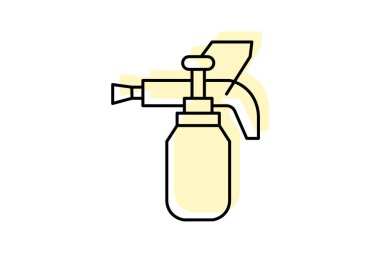 Hava fırçası Kompresörü, vektör, piksel mükemmel, illüstratör dosyası