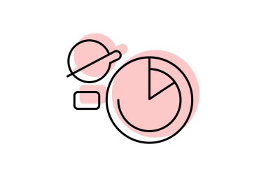 Makyaj Çizelgesi, vektör, piksel mükemmel, illüstratör dosyası