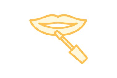 Dudak lekesi, vektör, piksel mükemmel, illüstratör dosyası