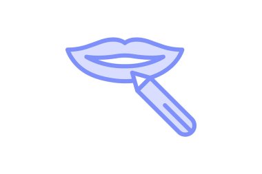 Lip kalem, vektör, piksel mükemmel, illüstratör dosyası