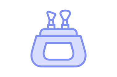 Makyaj çantası, vektör, piksel mükemmel, illüstratör dosyası