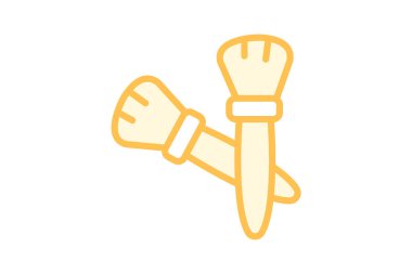 Çift Sonlu Fırça, vektör, piksel mükemmel, illüstratör dosyası