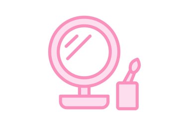 Makyaj İstasyonu, vektör, piksel mükemmel, resimleyici dosyası