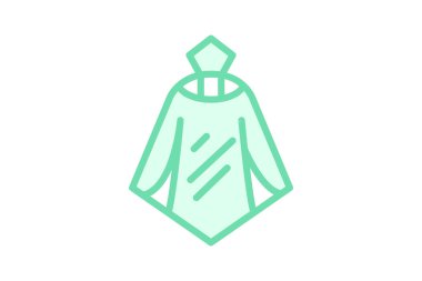 Makyaj Pelerini, vektör, piksel mükemmel, illüstratör dosyası