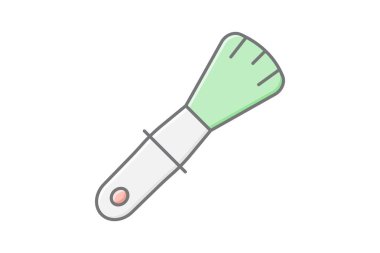 Makyaj fırçası, vektör, piksel mükemmel, illüstratör dosyası