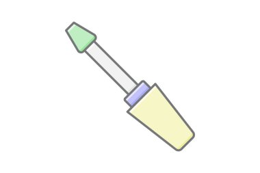 Göz fırçası, vektör, piksel mükemmel, illüstratör dosyası