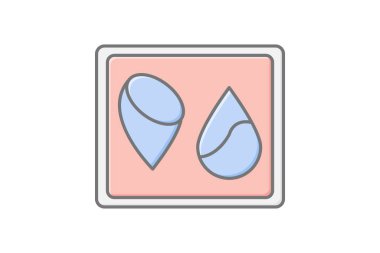 Makyaj Süngeri, vektör, piksel mükemmel, illüstratör dosyası