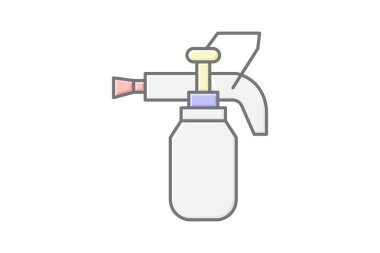 Hava fırçası Kompresörü, vektör, piksel mükemmel, illüstratör dosyası