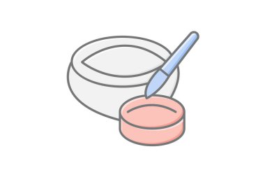 Göz kalemi, kap, vektör, piksel mükemmel, illüstratör dosyası