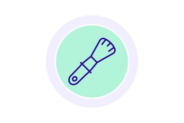 Makyaj fırçası, vektör, piksel mükemmel, illüstratör dosyası