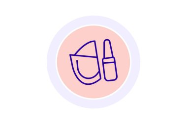 Makyaj Wedge, vektör, piksel mükemmel, illüstratör dosyası