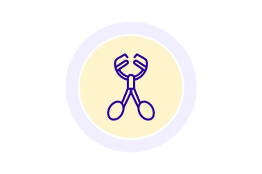 Kirpik Curler, vektör, piksel mükemmel, illüstratör dosyası