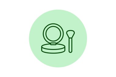 Pudra kırmızısı, vektör, piksel mükemmel, illüstratör dosyası