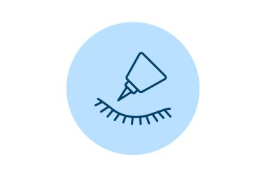 Lash yapıştırıcı, vektör, piksel mükemmel, illüstratör dosyası