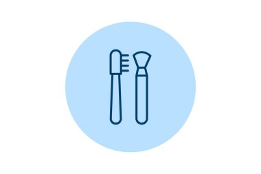 Kaş Fırçası, vektör, piksel mükemmel, illüstratör dosyası