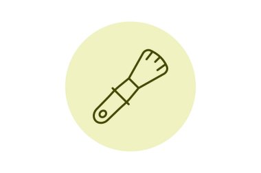 Makyaj fırçası, vektör, piksel mükemmel, illüstratör dosyası