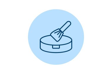 Toz fırçası, vektör, piksel mükemmel, illüstratör dosyası