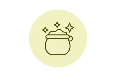 Parıldayan tencere, vektör, piksel mükemmel, illüstratör dosyası