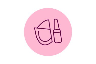 Makyaj Wedge, vektör, piksel mükemmel, illüstratör dosyası