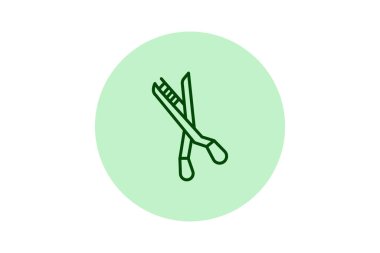 Kaş Makas, vektör, piksel mükemmel, illüstratör dosyası