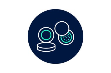 Toz, vektör, piksel mükemmel, illüstratör dosyası ayarlanıyor