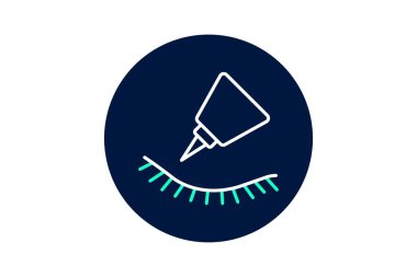 Lash yapıştırıcı, vektör, piksel mükemmel, illüstratör dosyası