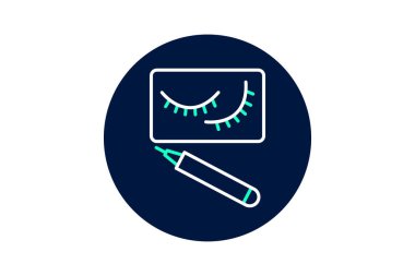 Sahte kirpik, vektör, piksel mükemmel, illüstratör dosyası