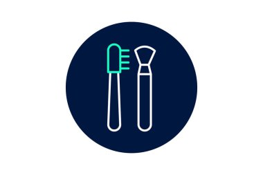 Kaş Fırçası, vektör, piksel mükemmel, illüstratör dosyası