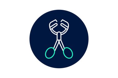 Kirpik Curler, vektör, piksel mükemmel, illüstratör dosyası