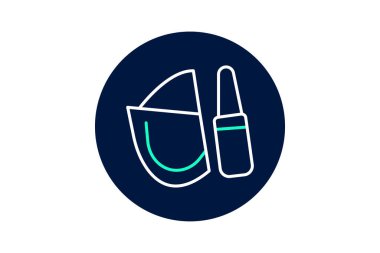 Makyaj Wedge, vektör, piksel mükemmel, illüstratör dosyası