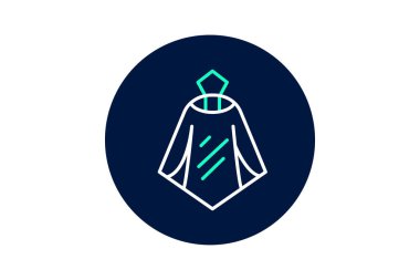 Makyaj Pelerini, vektör, piksel mükemmel, illüstratör dosyası