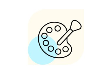 Contour Palet, vektör, piksel mükemmel, illüstratör dosyası