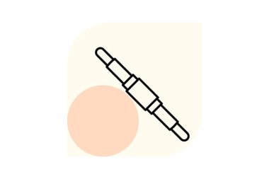 Contour Çubuğu, vektör, piksel mükemmel, illüstratör dosyası