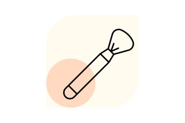 Kırmızı Fırça, vektör, piksel mükemmel, illüstratör dosyası