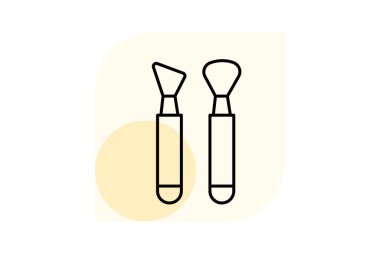 Temel Fırça, vektör, piksel mükemmel, illüstratör dosyası