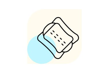 Makyaj bezi, vektör, piksel mükemmel, illüstratör dosyası