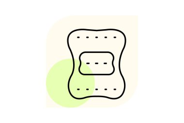 Pamuk pedi, vektör, piksel mükemmel, illüstratör dosyası