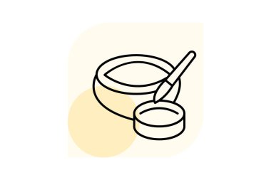 Göz kalemi, kap, vektör, piksel mükemmel, illüstratör dosyası